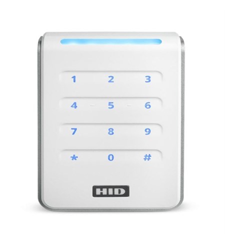 HID® Signo™ 40 Keypad Reader, White, Pigtail Connection